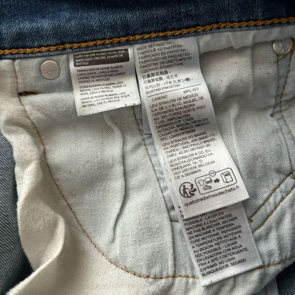 Levi’s 506 Men’s Straight Leg Jeans Size 33X30 Medium Wash - Picture 15 of 15